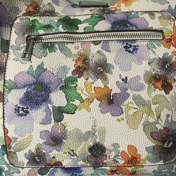 Carlos by Carlos Santana Floral Women's Bag with Silver Metal Accents - Picture 12 of 12